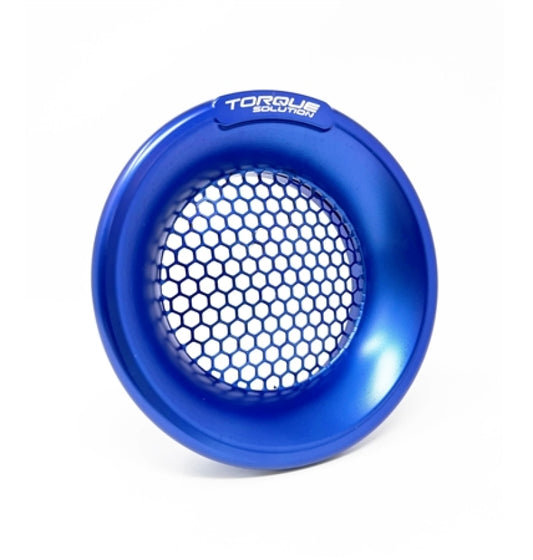Torque Solution Turbo Velocity Stack Shield (Blue) for For 4" Inlet - TS-VS-740-BU