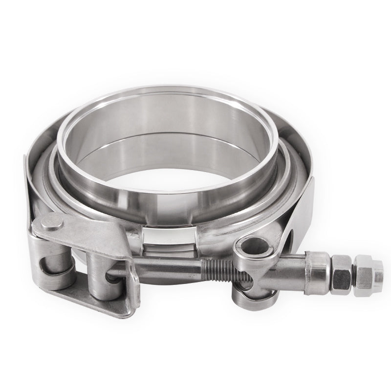 Mishimoto Stainless Steel V-Band Clamp - 3in - eliteracefab.com