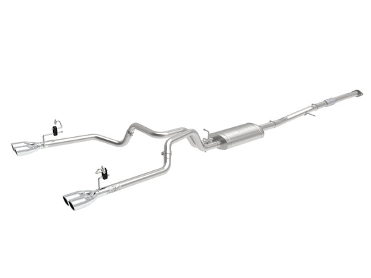 aFe Vulcan Series 3-2.5in 304SS Exh Cat-Back w/ Pol Tips 2019 GM Silverado/Sierra 1500 L4-2.7L (t) aFe