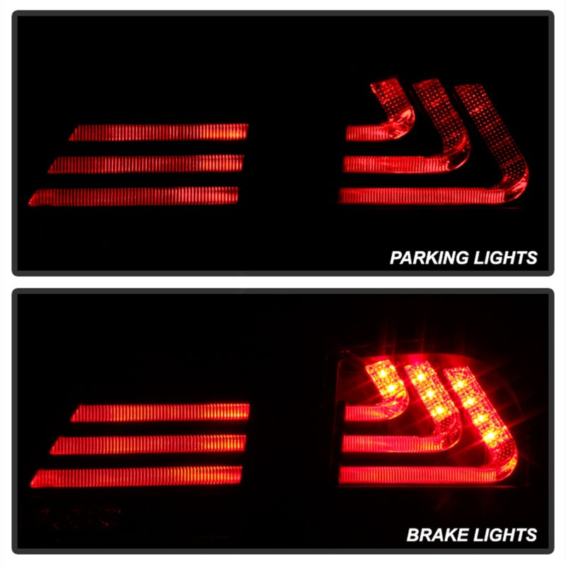 Spyder 07-11 Lexus GS 350 LED Tail Lights Black ALT-YD-LGS06-LED-BK - eliteracefab.com