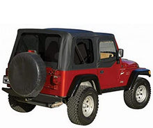 Load image into Gallery viewer, Rampage 1997-2006 Jeep Wrangler(TJ) OEM Replacement Top - Black Denim - eliteracefab.com