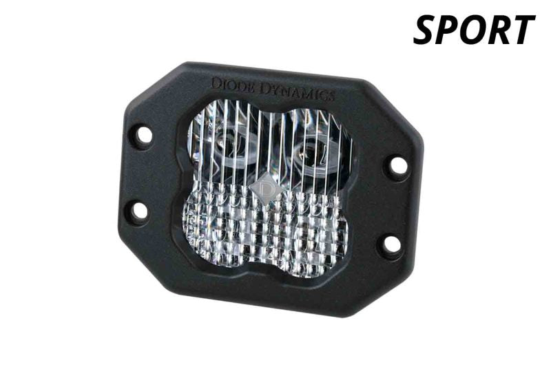 Diode Dynamics SS3 LED Pod Sport - White Flood Flush (Single)