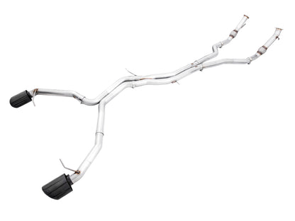 AWE Tuning Audi B9 RS5 Sportback Track Edition Exhaust- Non Resonated - Diamond Black RS-Style Tips AWE Tuning