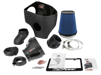 aFe Magnum Force Stage-2 Track Series Carbon Fiber AIS w/ Pro 5R Media - 18 Dodge Challenger V8-6.2L - eliteracefab.com