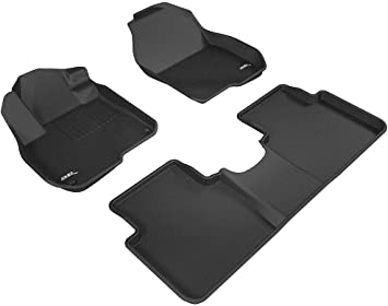 3D MAXpider 2017-2020 Honda CR-V Kagu 1st & 2nd Row Floormats - Black - eliteracefab.com