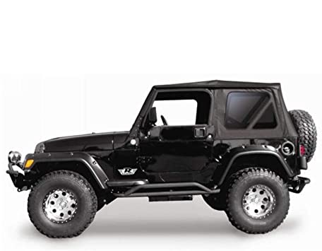 Rampage 1997-2006 Jeep Wrangler(TJ) Complete Top - Black Diamond - eliteracefab.com