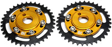 Load image into Gallery viewer, Brian Crower Adjustable Cam Gears ARP Fastener Bolts Pair Gold Nissan SR20DE[T] - eliteracefab.com