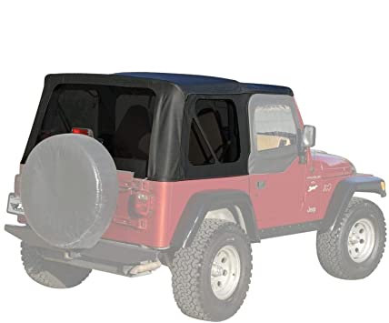 Rampage 1997-2006 Jeep Wrangler(TJ) OEM Replacement Top - Black Diamond - eliteracefab.com