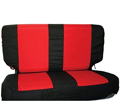 Rampage 1997-2002 Jeep Wrangler(TJ) Comfort Combo Seat Covers - Black/Grey - eliteracefab.com
