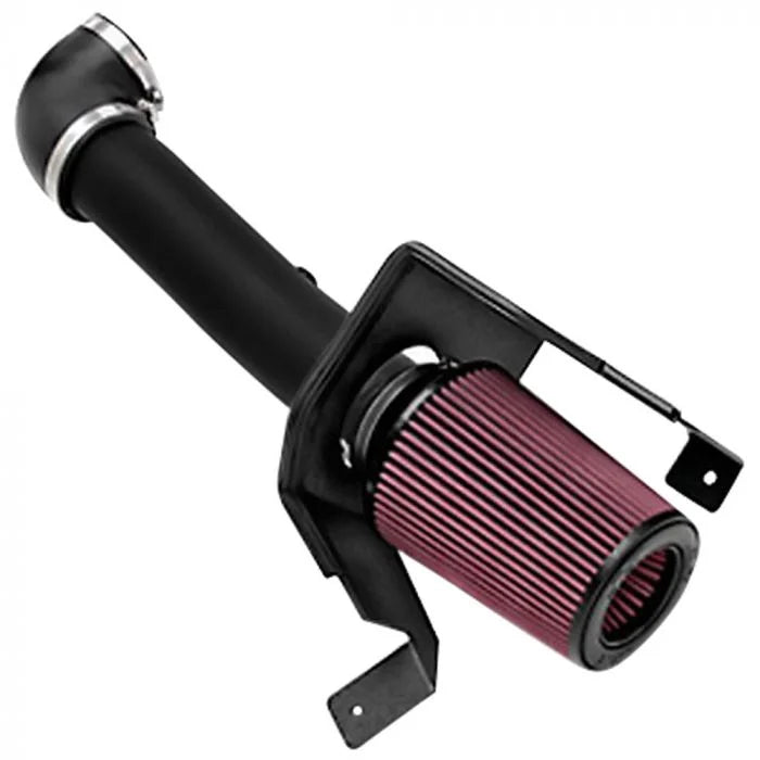 JLT 2010 Ford Mustang V6 Series 2 Black Textured Cold Air Intake Kit w/Red Filter - Tune Req - eliteracefab.com