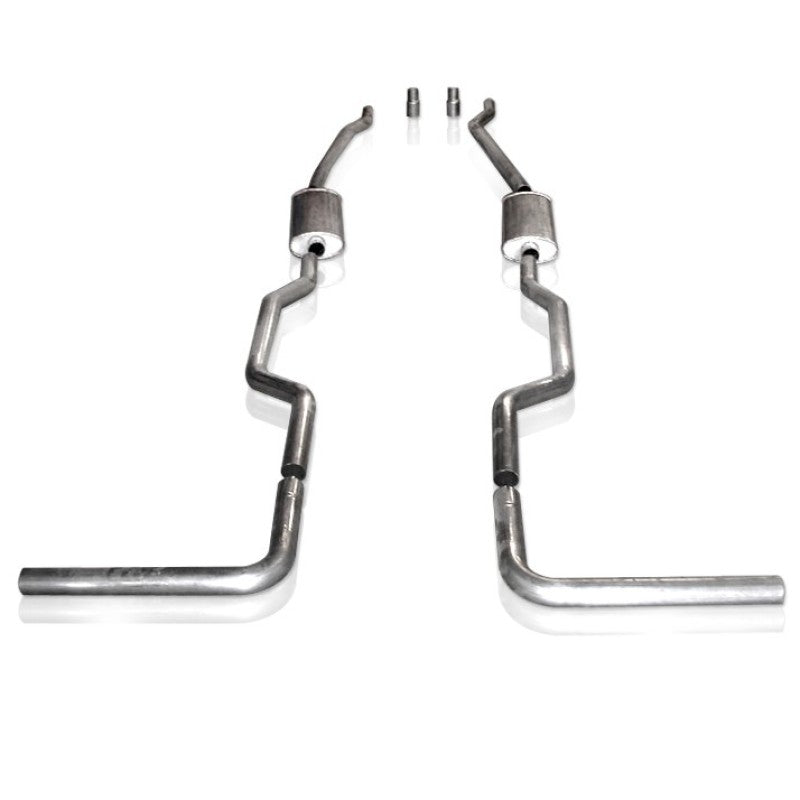 Stainless Works Chevy/GMC Truck 1967-87 Exhaust 2.5in Turbo Muffler System Stainless Works