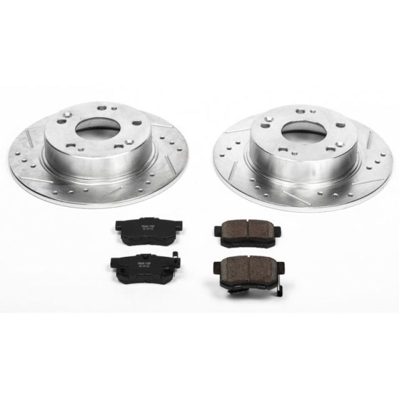 Power Stop 04-08 Acura TSX Rear Z23 Evolution Sport Brake Kit - eliteracefab.com