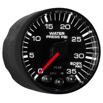Autometer Spek-Pro 52.4mm 0-35 PSI Digital Stepper Motor Water Pressue Gauge P343328