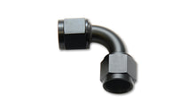 Load image into Gallery viewer, Vibrant -12AN Female 90 Degree Union Adapter (AN to AN) - Anodized Black Only - eliteracefab.com
