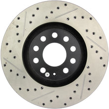 Load image into Gallery viewer, STOPTECH 05-06 AUDI A4 QUATTRO/ 02-04 A6 QUATTRO / 99-02 S4 FRONT RIGHT SLOTTED &amp; DRILLED ROTOR, 127.33096R - eliteracefab.com