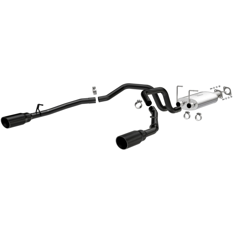 MagnaFlow 2019 Ram 1500 V8 5.7L (Excl. Tradesman) Black Coated 3in 409SS Cat-Back Exhaust System - eliteracefab.com