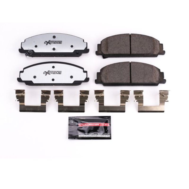 Power Stop 08-09 Pontiac G8 Front Z26 Extreme Street Brake Pads w/Hardware - eliteracefab.com