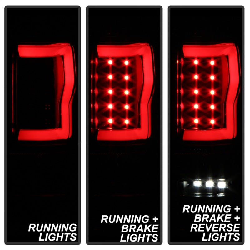 Spyder Ford F150 04-08 Styleside Tail Light V2 - LED - Black Smoke ALT-YD-FF15004V2-LBLED-BSM - eliteracefab.com