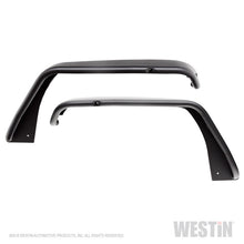 Load image into Gallery viewer, Westin 18-20 Jeep Wrangler JL / 20 Gladiator Tube Fenders - Front - Textured Black - eliteracefab.com