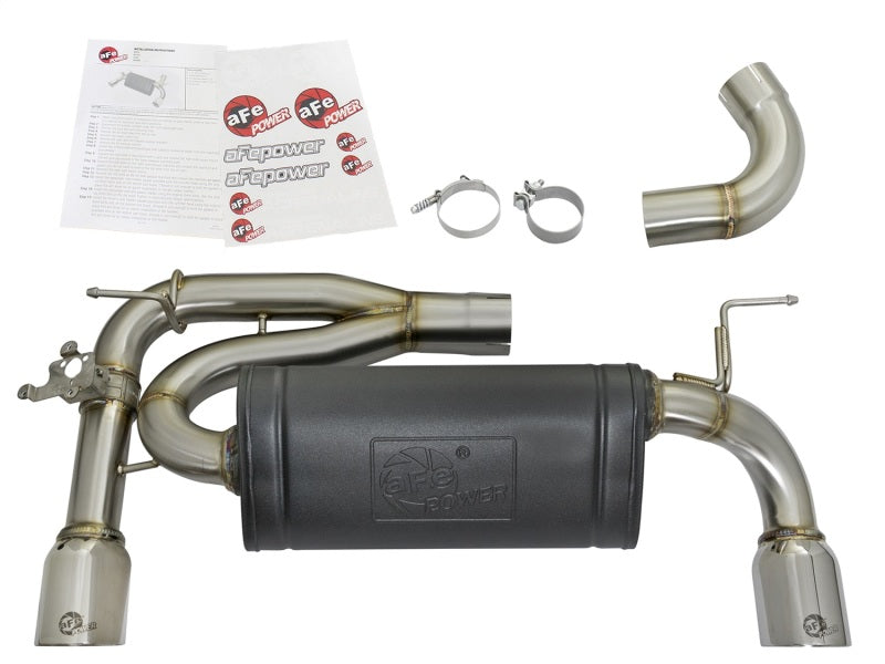 aFe MACHForce XP 16-17 BMW 340i/iX 440i/iX L6-3.0L (t) SS Axle-Back Exhaust w/Polished Tips - eliteracefab.com