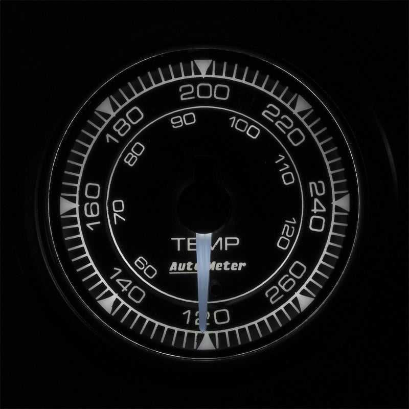 Autometer Chrono 2-1/16in 120-280 Degree Temperature Gauge 8154