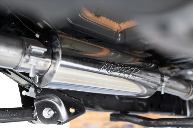 MBRP 18-20 Jeep Wrangler JL 2.5in Single Rear Exit Cat Back Exhaust - Aluminum - eliteracefab.com