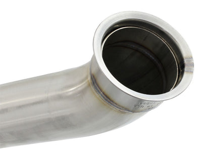 aFe MACHForce XP SS-304 Black Tip 2.5in Dia Cat Back Exhaust 12-14 BMW 335i (F30) 3.0L (t) aFe