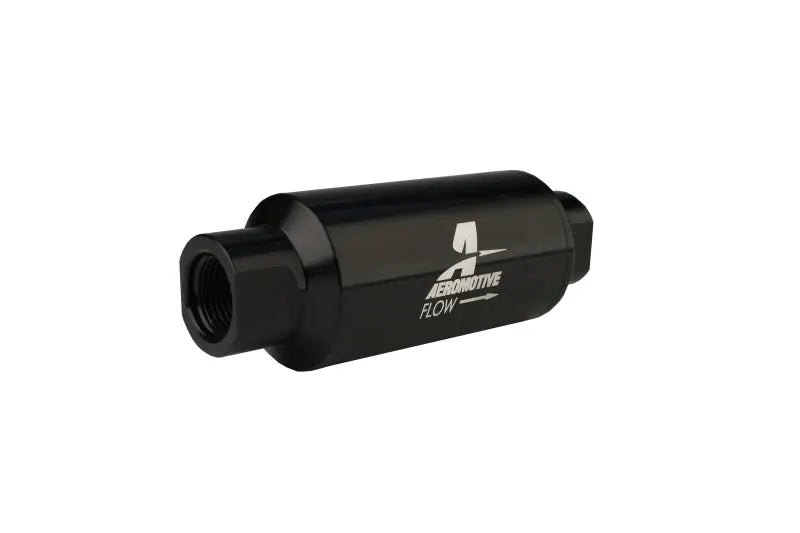 Aeromotive Fuel Filter 100 Micron ORB-10 Black - eliteracefab.com