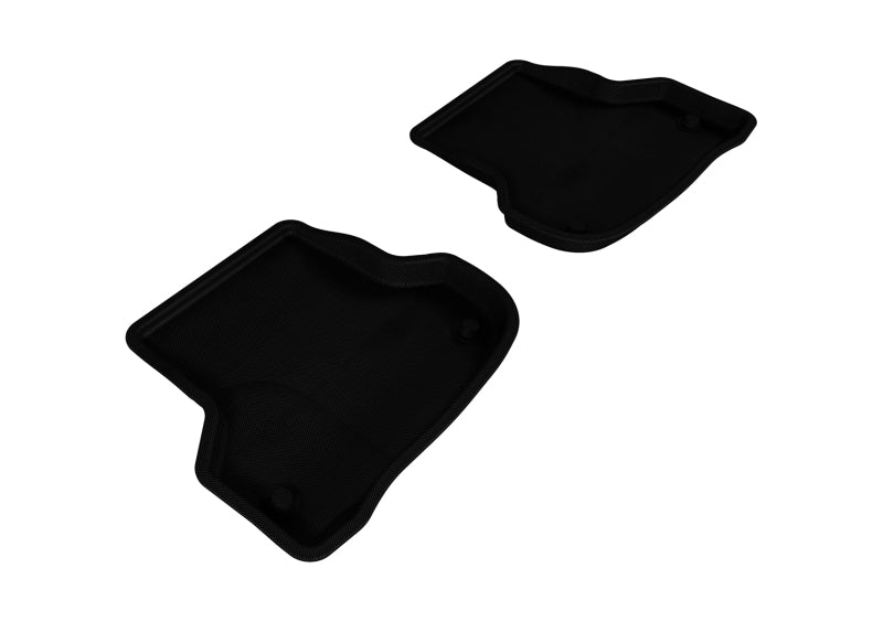 3D MAXpider L1AD00521509 2006-2013 Audi A3 Kagu 2nd Row Floormats - Black