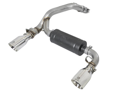 aFe Takeda 3in 304 SS Axle-Back Exhaust System w/ Polished Tip 16-18 Ford Focus RS 2.3L (t) aFe