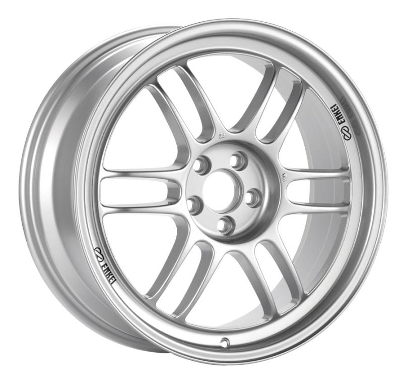 Enkei RPF1 17x9 5x114.3 45mm Offset 73mm Bore Silver Wheel RX8 - eliteracefab.com