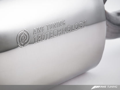 AWE Tuning Audi B8 S5 4.2L Touring Edition Exhaust System - Diamond Black Tips AWE Tuning