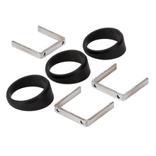 Load image into Gallery viewer, AutoMeter GAUGE MOUNT; ANGLE RINGS; 3 PCS.; BLACK; FOR 2 1/16in. GAUGES - eliteracefab.com