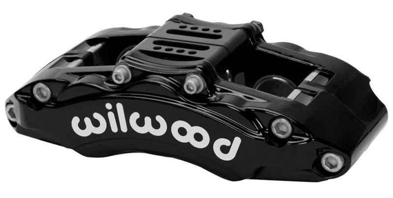 Wilwood Caliper - AT6 Lug Mount Black 1.75in/1.38in/1.38in Piston .75in Rotor - Right Side Wilwood