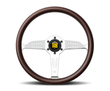 Load image into Gallery viewer, Momo Super Grand Prix Steering Wheel 350 mm - Mahogany Wood/Pol Spokes - eliteracefab.com