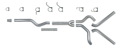 Diamond Eye KIT 4in CB MFLR REPLACMENT PIPE DUAL AL: 2006-2007.5 CHEVY/GMC 6.6L 2500/3500 Diamond Eye Performance