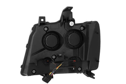 AlphaRex 880296 07-14 Chevrolet Tahoe/Suburban LUXX Series LED Projector headlights Chrome w/DRL/Sequential