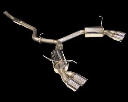 GReddy Evolution GT Catback Exhaust with 76mm Dual Muffler Subaru WRX | STI 2011-2014 - eliteracefab.com