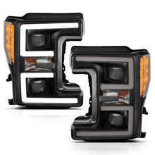 Load image into Gallery viewer, ANZO LED Headlights 17-18 Ford F-250 Super Duty Plank-Style L.E.D. Headlight Black (Pair) - eliteracefab.com