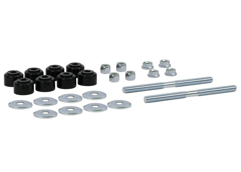 Whiteline Plus Universal Sway Bar Link Threaded Rod w/ Poly Bushes 140mm Whiteline