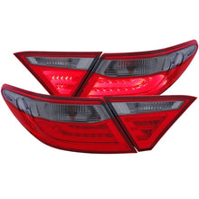 Load image into Gallery viewer, ANZO USA Toyota Camry 4dr Led Taillights Smoke; 2015-2017 - eliteracefab.com