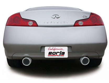 Borla 03-07 G35 Coupe Cat-back Exhaust - eliteracefab.com