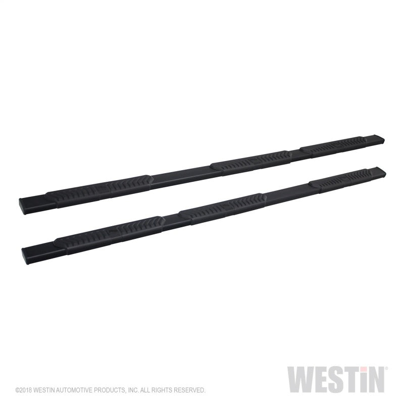 Westin 2019 Chevrolet Silverado/Sierra 1500 Crew Cab (5.5ft) R5 Modular Nerf Step Bars - Black - eliteracefab.com