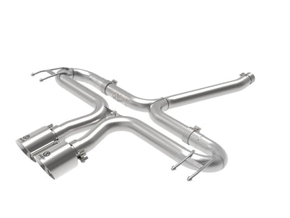 aFe Takeda 2-1/2in 304 SS Axle-Back Exhaust w/Polished Tips 17-20 Honda Civic Sport L4-1.5L (t) - eliteracefab.com