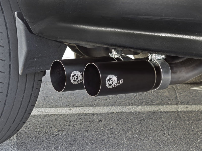 aFe Rebel Series CB Middle-Side Exit SS Exhaust w/ Black Tips 09-16 GM Silverado/Sierra V6/V8 aFe