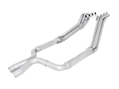 Stainless Works 2005-10 Mustang GT 1-3/4in Headers 3in High-Flow Cats X-Pipe Factory Connection Stainless Works