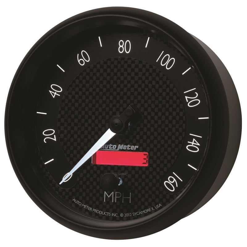 Autometer GT Series 5in In Dash 0-160 MPH Electronic Programmable Speedometer 8089