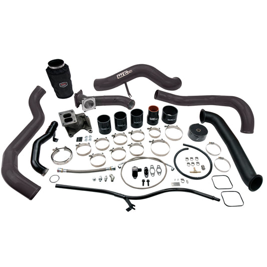 Wehrli 01-04 Chevrolet 6.6L LB7 Duramax S300 Turbo Install Kit (No Turbo) - Gloss Black - WCF100478-GB