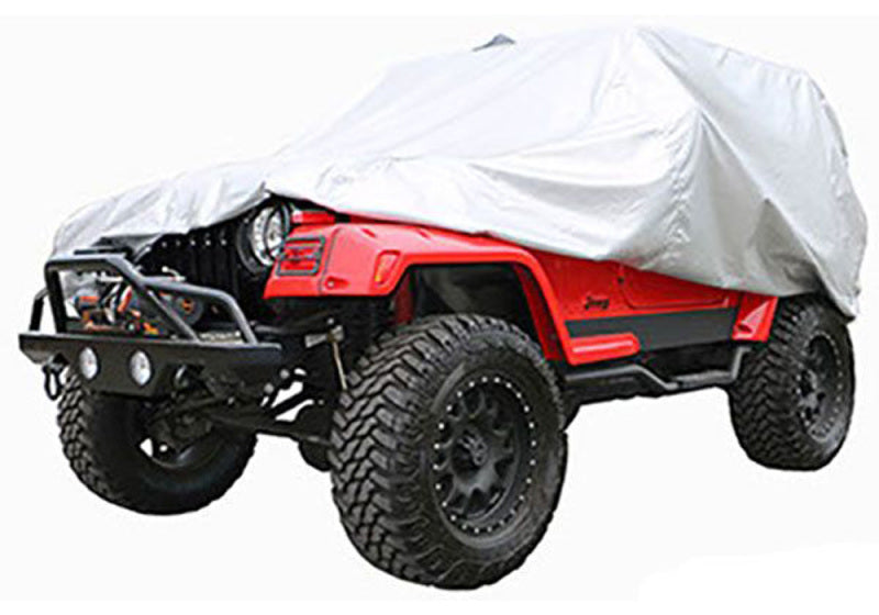 Rampage 1976-1983 Jeep CJ5 Car Cover 4 Layer - Grey - eliteracefab.com