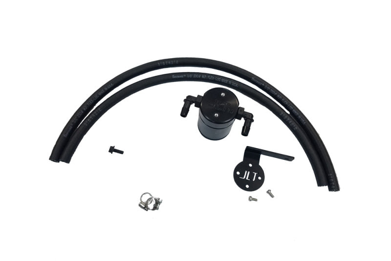 J&L 95-04 Toyota Tacoma/4Runner 3.4L Driver Side Oil Separator 3.0 - Black Anodized - eliteracefab.com